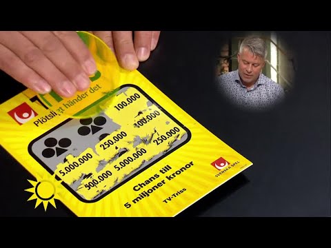 Trissvinnaren: "Jag tänkte köpa en helikopter för pengarna" - Nyhetsmorgon (TV4)