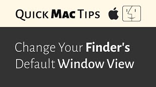 Mac: Change Finder