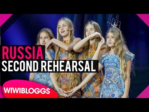 Second rehearsal: Water of Life Project (Russia) Junior Eurovision 2016 Sofia Fisenko