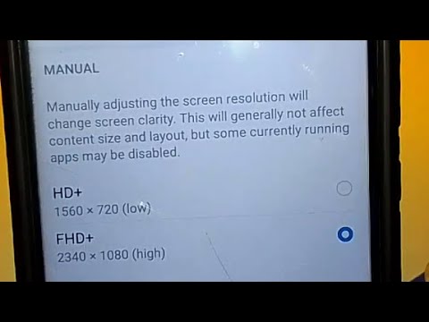 how to change screen resolution in honor 20i mobile