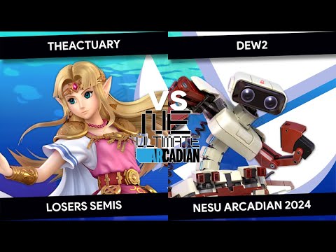New England Ultimate Arcadian 2024 - TheActuary (Zelda) vs Dew2 (ROB) - Losers Semis