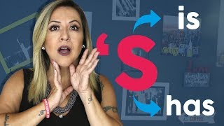 Apóstrofo S em Inglês é IS OU HAS? | Como Diferenciar