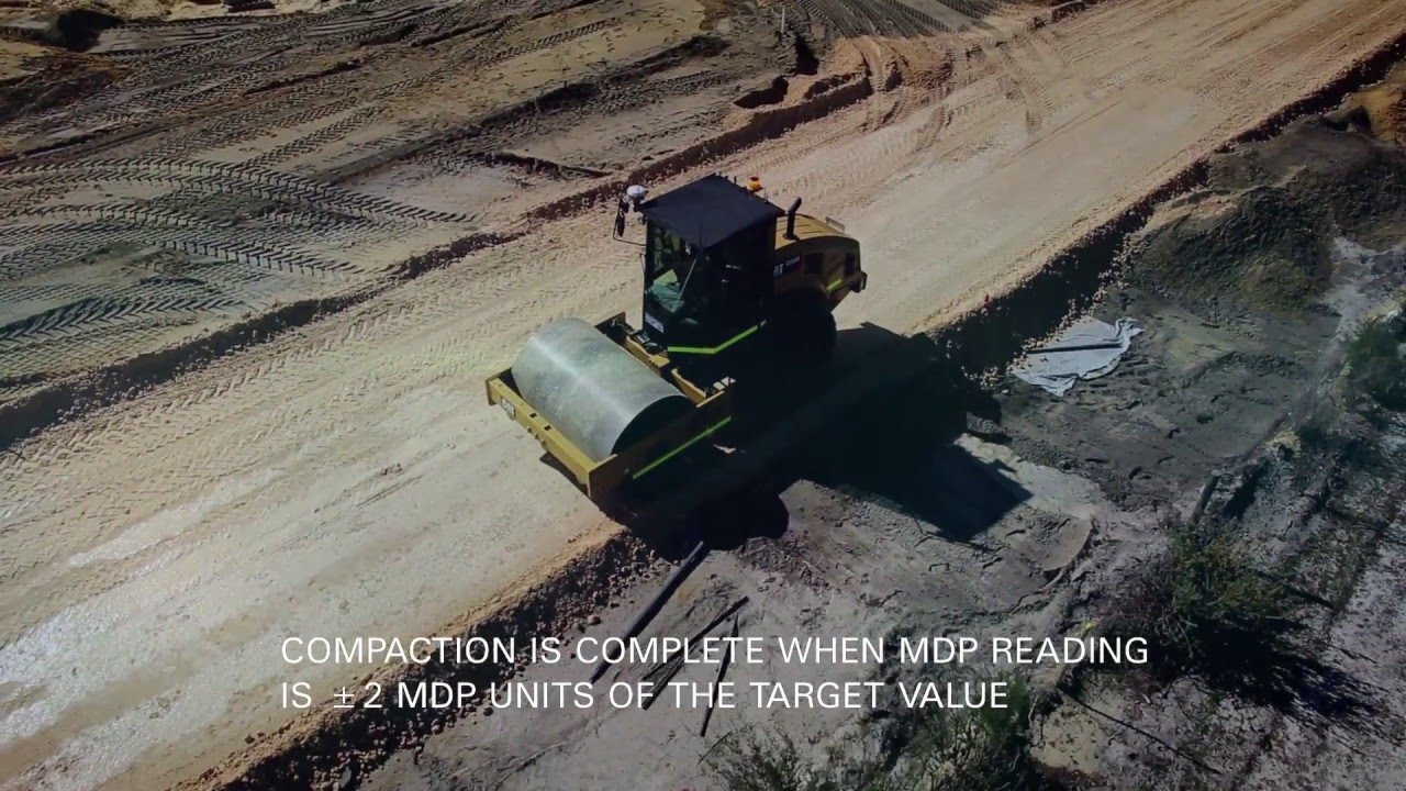 Intelligent Compaction Using CatMachine Drive Power (MDP)