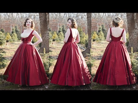 Making a 1950s Evening Gown - Vogue 191