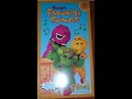 Barney S Favorite Songs 1999 VHS
