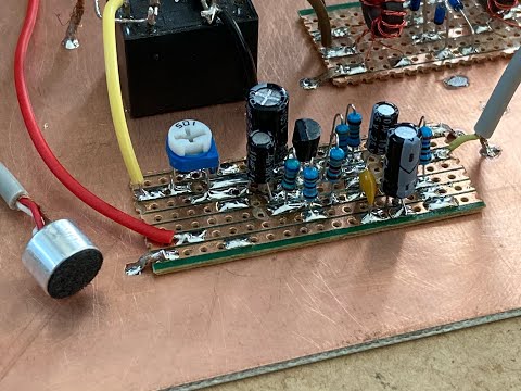 Simple SSB Rig: Part 9 - Mic Amp, Low Power Transmit Test