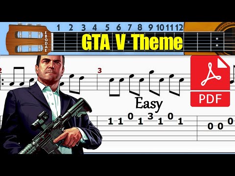 GTA V - Welcome to Los Santos Guitar Tab