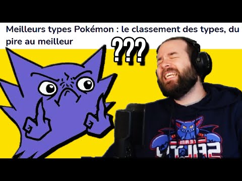 JE RÉAGIS À UN TOP DE SITE PUTACLICK SUR LES TYPES POKÉMON (c'est dur)