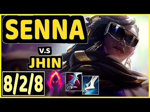 DIAMOND (SENNA) vs JHIN - 8/2/8 KDA BOTTOM ADC CHALLENGER GAMEPLAY - NA