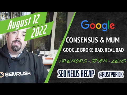 Search News Buzz Video Recap: Google MUM Gives Featured Snippets Consensus, Google Breaks Bad, Ranking Tremors, Lens, Spam & More