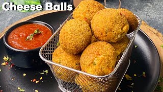 Crispy Cheesy Balls with Balzano Air Fryer | Zero oil Recipes | Air Fryer Recipes | Flavourful Food