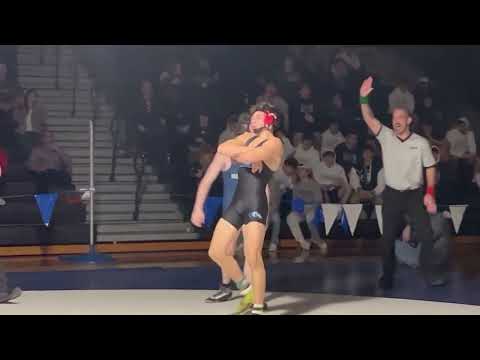 CBA's AJ Falcone gets a reversal with two seconds left to win 2-1 over Howell's Kieran Bruen