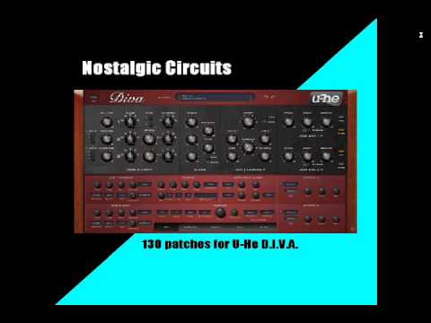 130 Presets, Patches for U-He Diva VST Synth (80s, Synthwave, Funk, Pop, rock, etc)