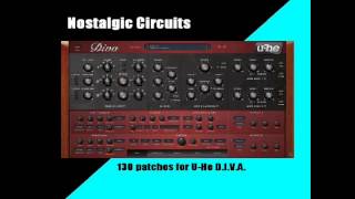 130 Presets, Patches for U-He Diva VST Synth (80s, Synthwave, Funk, Pop, rock, etc)