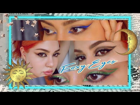 Maquillaje Foxy Eyes Tutorial VARIOS ESTILOS | Paso a paso súper fácil !!!