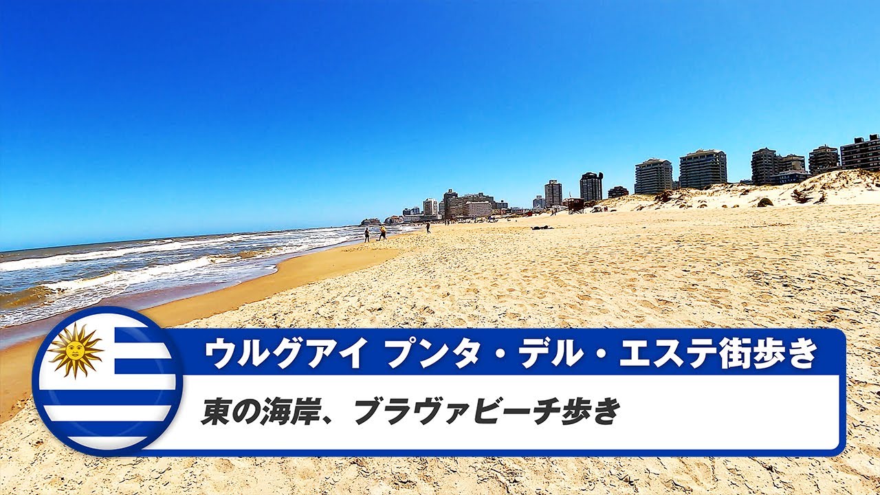【ウルグアイ】プンタ・デル・エステ⑤東の海岸、ブラヴァビーチ歩き