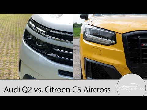 Audi Q2 LED-Scheinwerfer vs. Citroen C5 Aircross LED-Scheinwerfer Pro und Contra [4K] - Autophorie