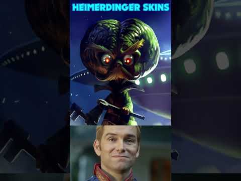 Heimerdinger skins #shorts