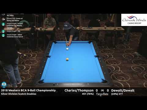 Charles/Thompson vs Dewalt/Dewalt - 2018 Western BCA 9-Ball