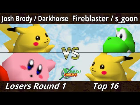 Xanadu Origins - Darkhorse & Josh Brody Vs. Fireblaster & s_goon - Smash Bros - SSB64