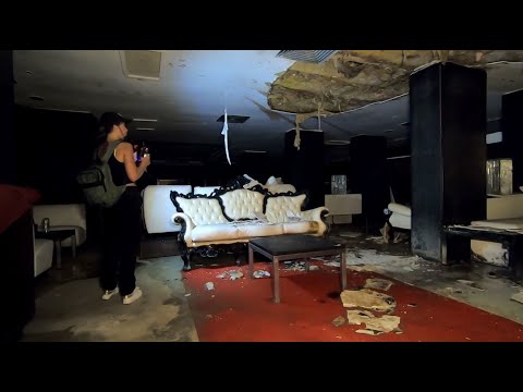 Scopriamo una discoteca abbandonata - gli ultimi drink sono ancora sul tavolo