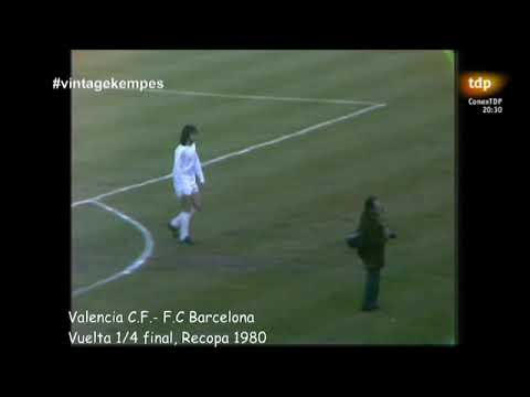 VALENCIA- BARCELONA, RECOPA 1980.