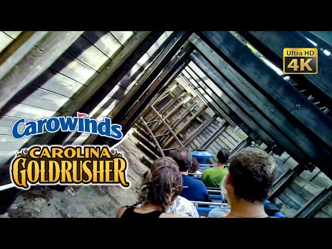 On-ride point of view of Carolina Goldrusher