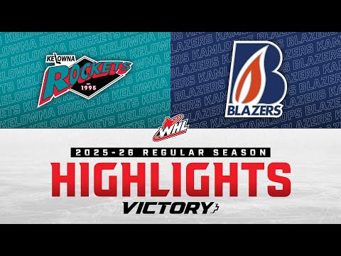 Kelowna Rockets at Kamloops Blazers 01/03 | WHL Highlights 2025-26