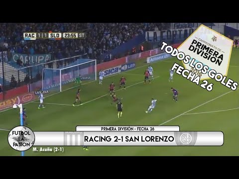 TODOS LOS GOLES: Primera División 2017 - Fecha 26