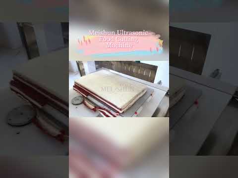 Ultrasonic cake cutting machine #cake #ultrasonicmachine #ultrasonic
