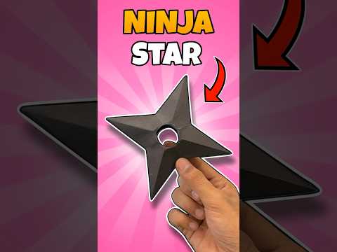 How to Make Paper Shuriken | Naruto Weapons with Paper | Ninja Star🤩#shorts