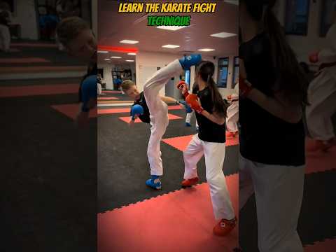 Learn karate fight #technique #kumite #fight #karate #martialarts #taekwondo #kungfu #tutorial