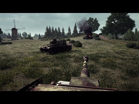 Post Scriptum - Panzer IV duel vs Cromwell and Churchill [GER Comms/ENG Subs]
