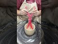 Throwing a butter dish on the potters wheel #ceramic #potterywheel #butterdish