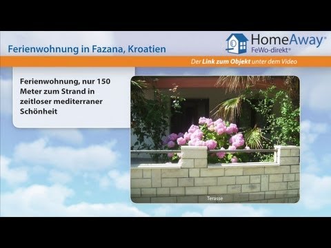 Istrien: Ferienwohnung, nur 150 Meter zum Strand in zeitloser mediterraner - FeWo-direkt.de Video