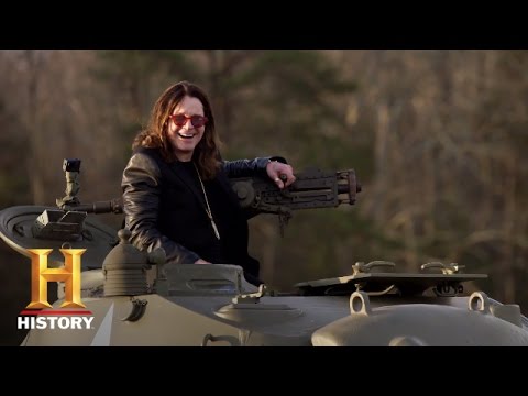 Thumbnail of the video: Ozzy & Jack's World Detour: 'Testing Tanks' Sneak Peek | Sundays 10/9c | History