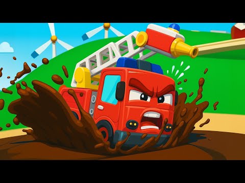 Пожарный Грузовик УВЯЗ в ГРЯЗИ! | Починка авто