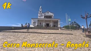 Walk Tour in Cerro Monserrate | Bogotá [4K] 🚶📹⛰️⛪❤️🌏 Over 3,000 meters above sea level #walktripl29