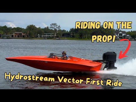 FINALLY Orange Peel In The Lake And It RIPS! 1978 Hydrostream Vector