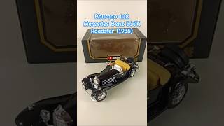Kovový Model Bburago 1:18 - Mercedes Benz 500K Roadster (1936) s Krabicí