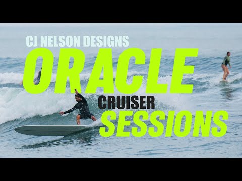 The 10’6” ORACLE Cruiser Sessions. CJ Nelson Designs x Thunderbolt Surfboards.