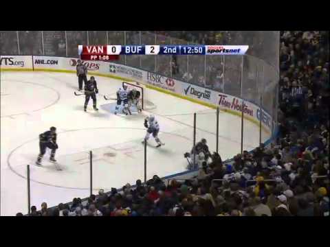 Vancouver Canucks @ Buffalo Sabres Highlights 11/15/10