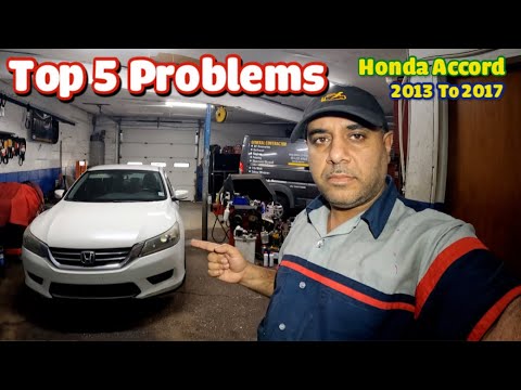 Top 5 problems with Honda Accord 2013 to 2017