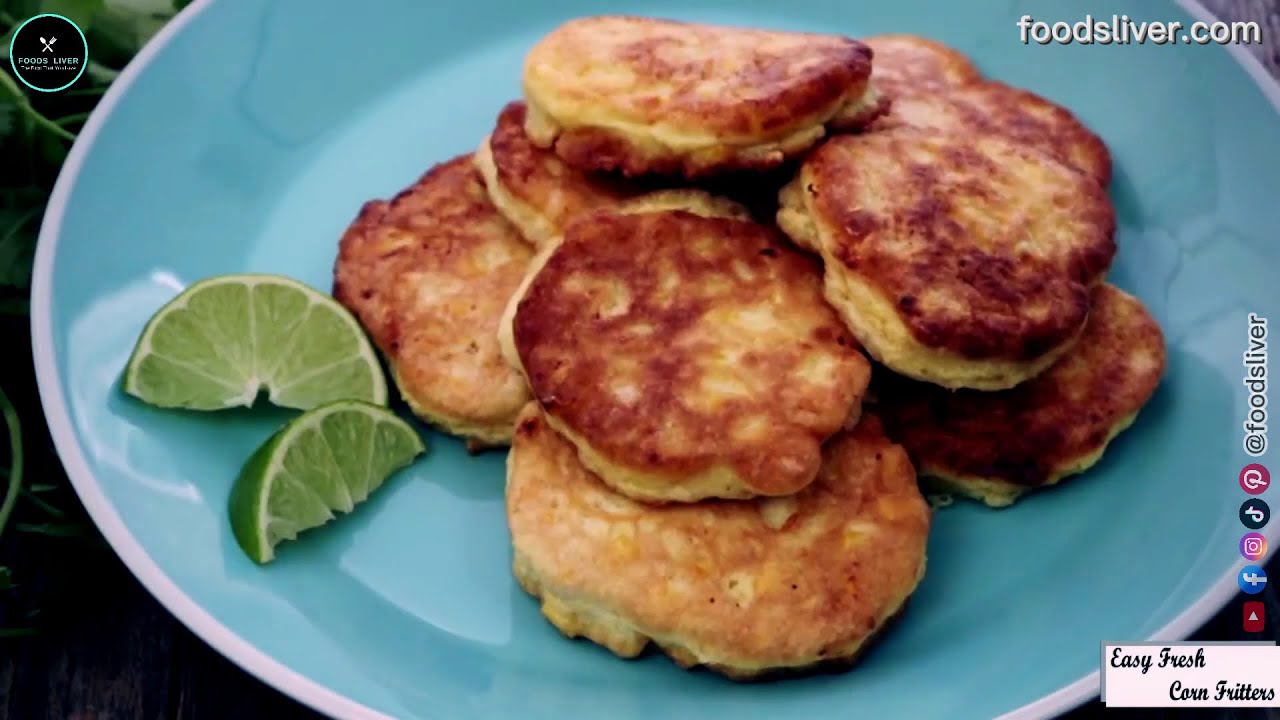 Easy Fresh Corn Fritters Recipe | Crispy Golden Appetizer
