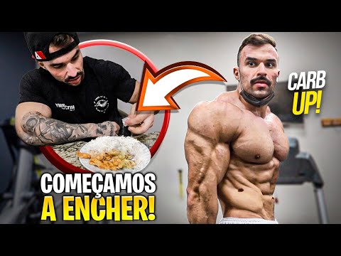 COMEÇAMOS A ENCHER O SHAPE A 3 DIAS PRO SHOW!! *carb up*