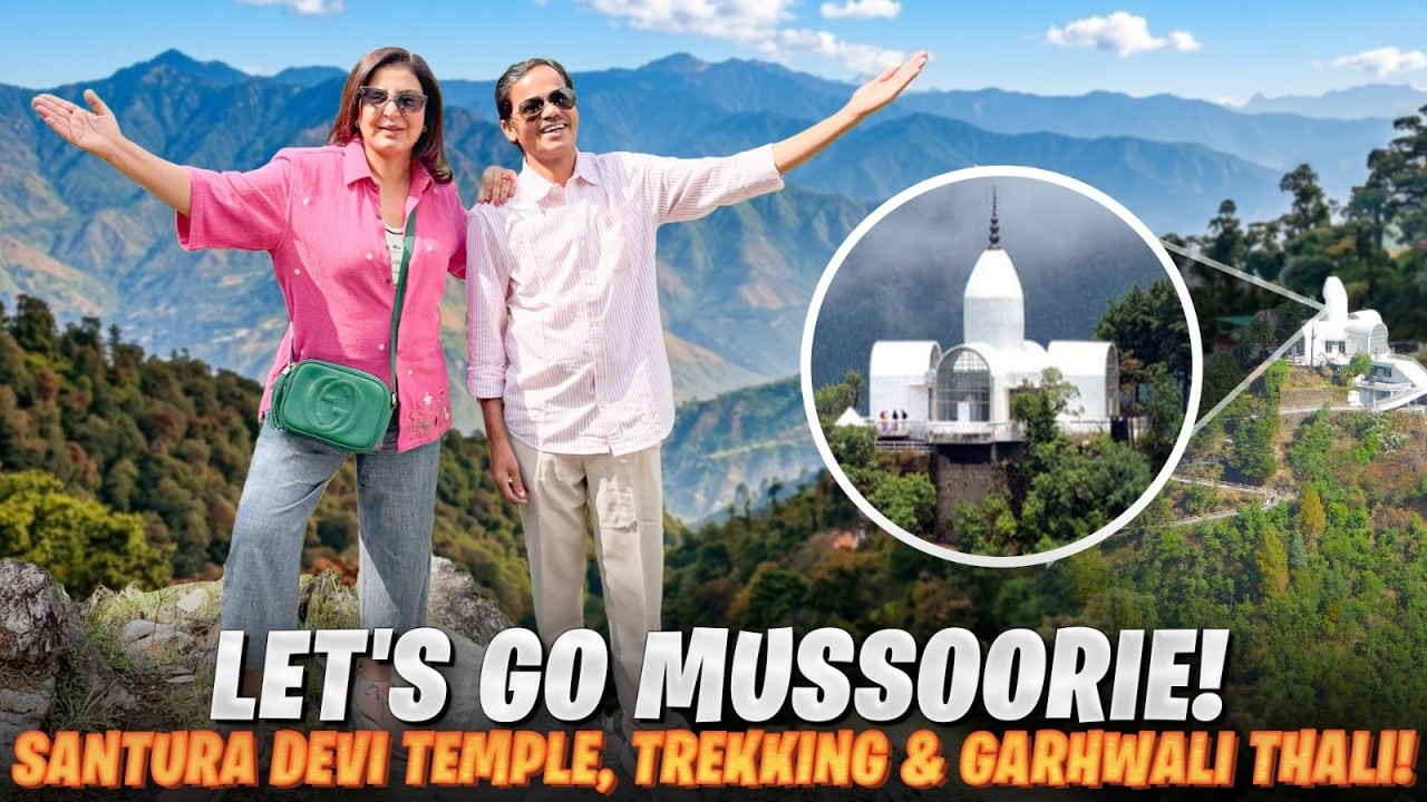 Dilip Ka Switzerland Nikla Mussoorie! Scenic Views, Morning Trek & Santura Devi Mandir Darshan!