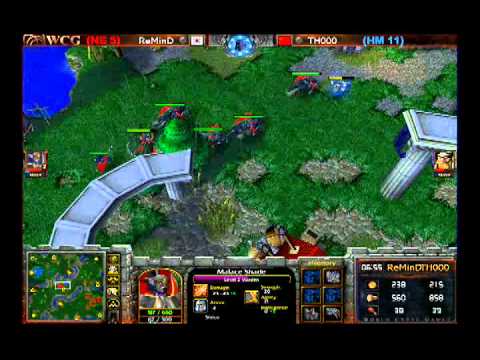 [2010 GF]Warcraft III : GroupC - ReMinD(KR)  vs. TH000(CN)/Korean