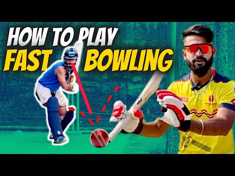 How to Play FAST BOWLING in Cricket : 5 LIFE Changing TIPS by IPL Coach🔥🔥| How to Play PACE Bowling✅