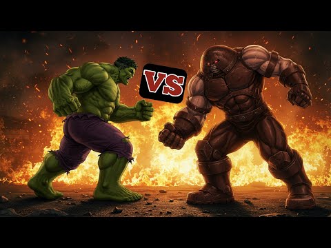 Hulk vs. Juggernaut: The Ultimate Battle of Strength and Unstoppable Force