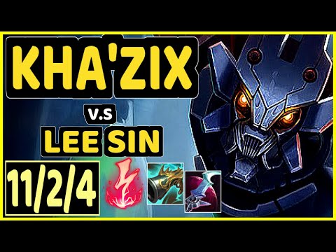 HY0G4 (KHA'ZIX) vs LEE SIN - 11/2/4 KDA JUNGLE GAMEPLAY - BR Ranked GRANDMASTER